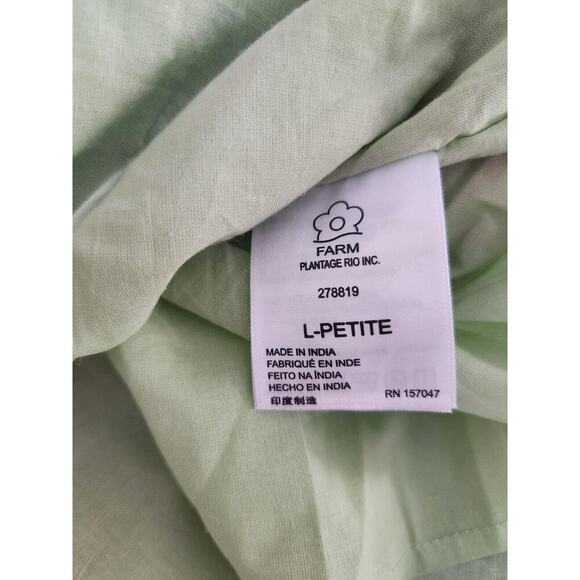 NWT Farm Rio Off-The-Shoulder Tiered Floral Midi Dress Sz LP Petite #9J416 - Picture 10 of 12